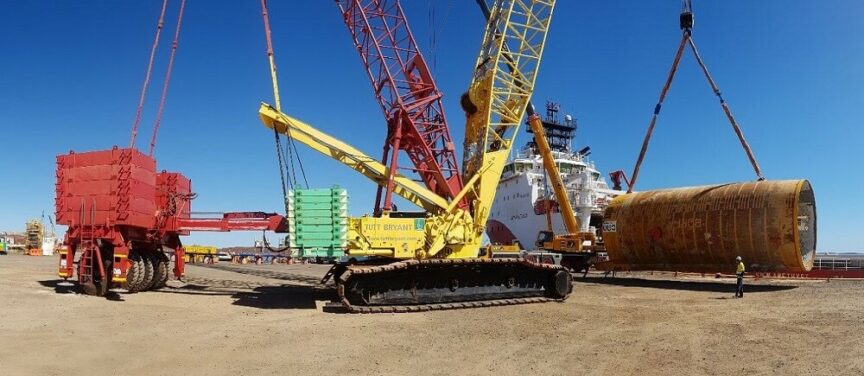 lifting equipment large construction